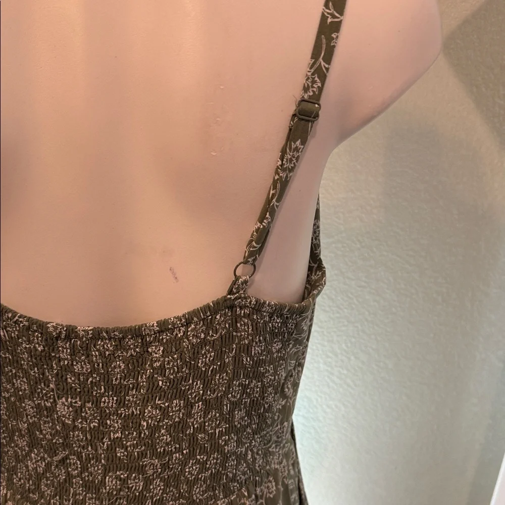 Old navy Green Floral Jumpsuit - L - Picture 5 of 8